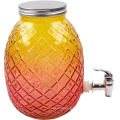 Big Summer Colorful Glass Beer Beverage Fruit Juice Dispensers with faucet